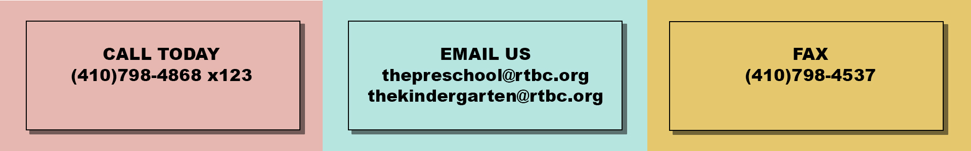 PreK Contact Us
